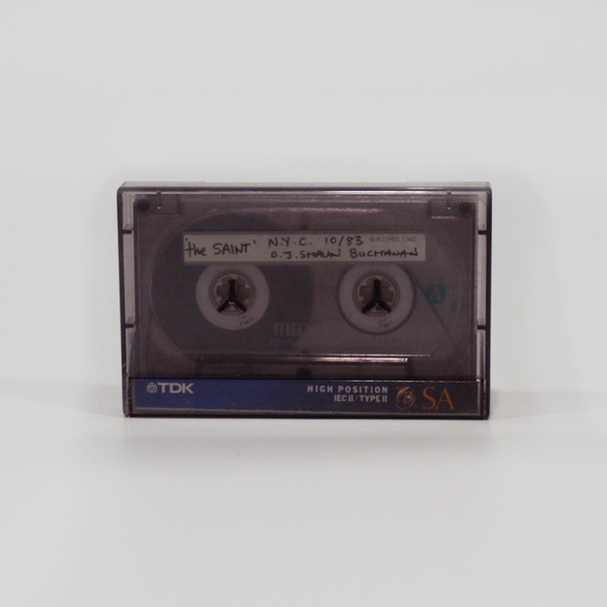 The Saint Nightclub– DJ Mix Cassette by Shaun Buchanan (October