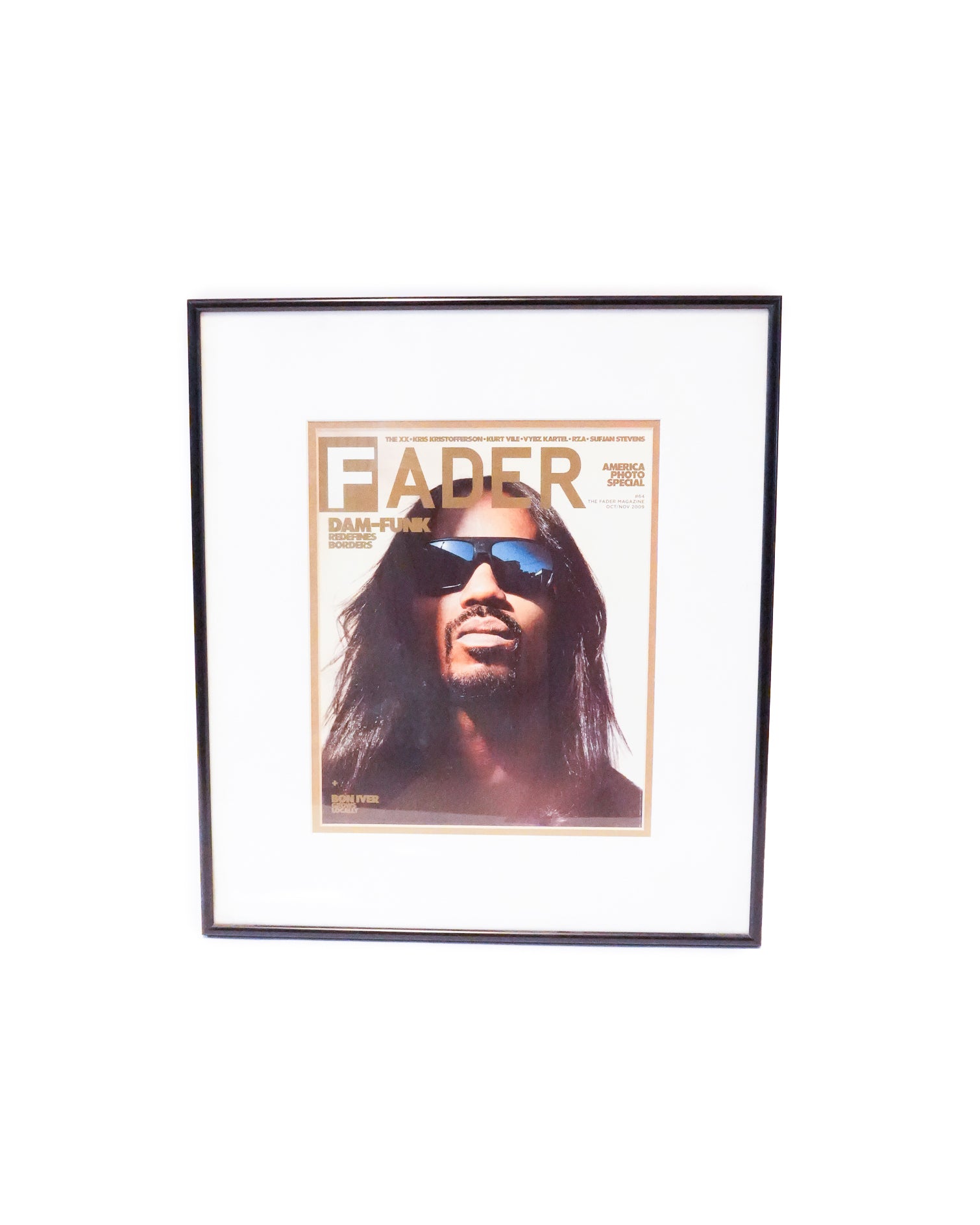 Framed FADER DāM-FunK Cover Poster