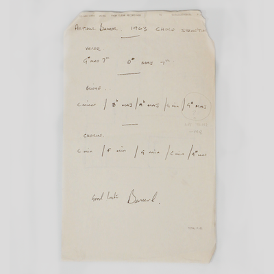 103. Bernar Summer hand Written Chords for 1963 1.png