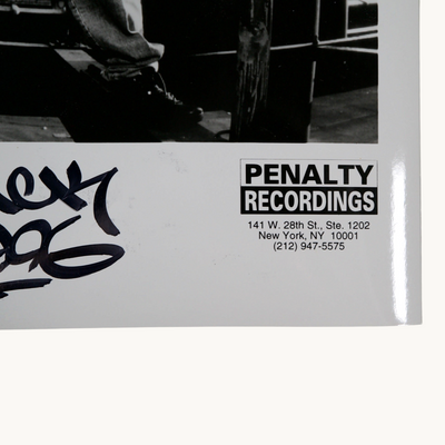 Lord Finesse promotional photograph signed by Lord Finesse & Joey Crack (Fat Joe)