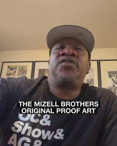 Mizell Brothers at Blue Note Records - Unfolded Vinyl LP Artwork Proof