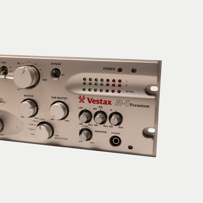 Vestax R1 Premium Mixer – Early Production Model (Custom Designed by Louie Vega & Ralphie Boy)
